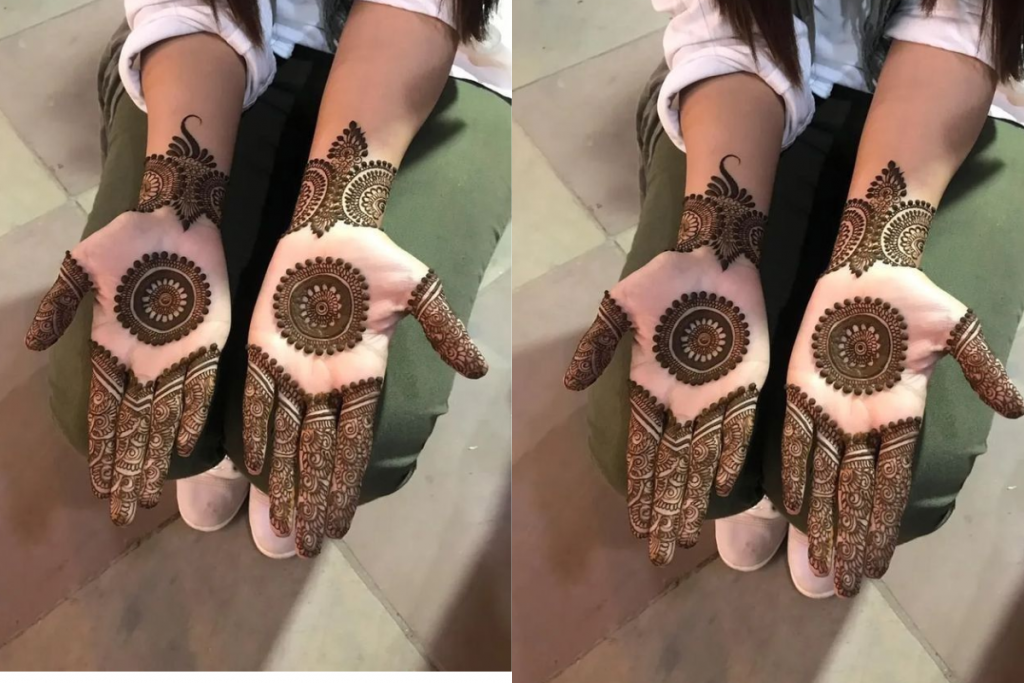 Easy &Amp; Beautiful Mehndi Design For Bride: दुल्हन के हाथों की रौनक बढ़ाएगी ये आसान और खूबसूरत मेहंदी डिजाइन 2 Mehndi Design 12