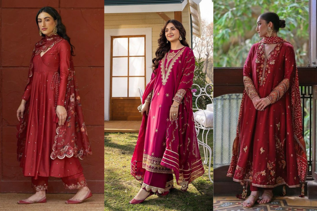 Bhai Dooj Pakistani Suit Design: भाई दूज पर पहनें ये डिजाइनर पाकिस्तानी सूट 1 Pink Onion Salad 4