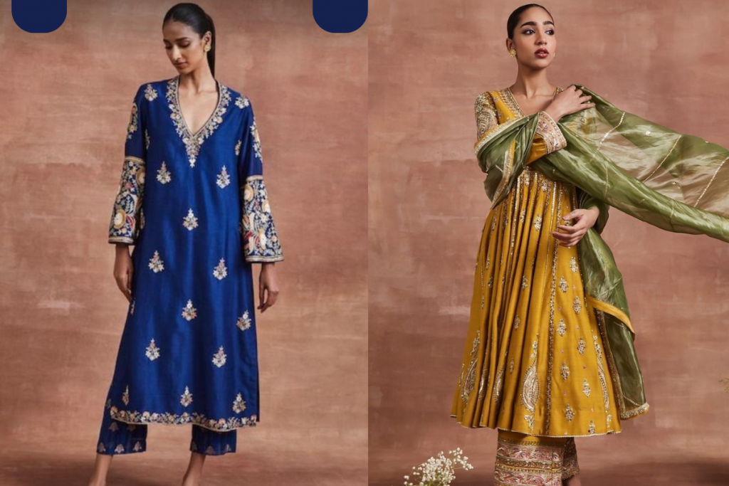 Bhai Dooj Pakistani Suit Design: भाई दूज पर पहनें ये डिजाइनर पाकिस्तानी सूट 2 Pink Onion Salad 5