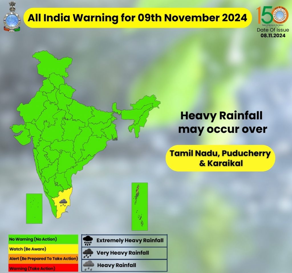 Weather Forecast: झारखंड-यूपी-बिहार में ठंड की दस्तक, 9 से 14 नवंबर तक इन राज्यों में भारी बारिश, ऑरेंज अलर्ट जारी 1 Weather 9