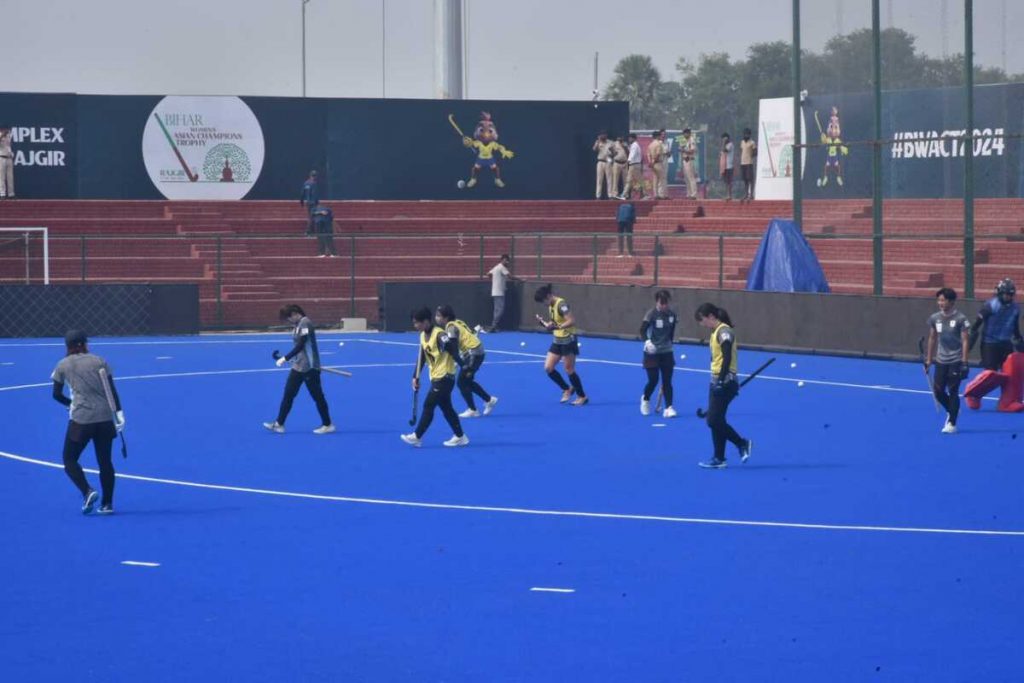 Photos: इतिहास रचने को तैयार राजगीर, तस्वीरों में देखें एशियाई महिला हॉकी चैंपियंस ट्रॉफी की तैयारियां 9 Womens Asian Hockey Championship Rajgir Bihar 16