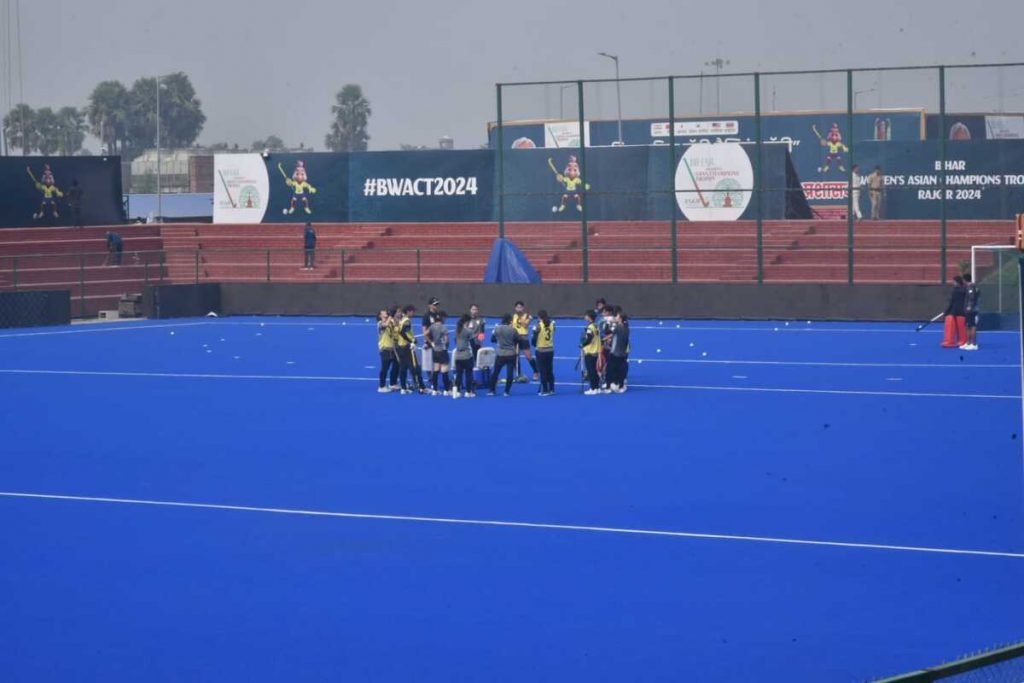 Photos: इतिहास रचने को तैयार राजगीर, तस्वीरों में देखें एशियाई महिला हॉकी चैंपियंस ट्रॉफी की तैयारियां 11 Womens Asian Hockey Championship Rajgir Bihar 19