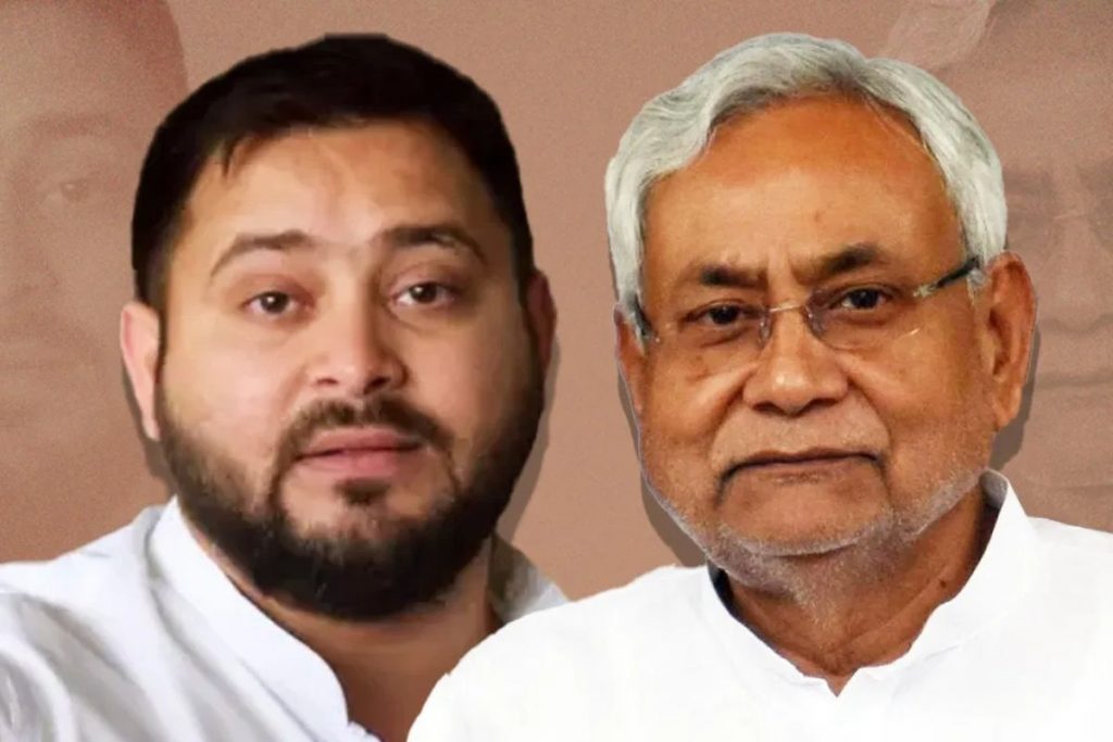 Look Back 2024 : नीतीश कुमार के दांव से बदली बिहार की सियासी चाल, लोकसभा चुनाव में चला Jdu का जादू 7 मुख्यमंत्री नीतीश कुमार बांए, विपक्ष के नेता तेजस्वी यादव दाएं