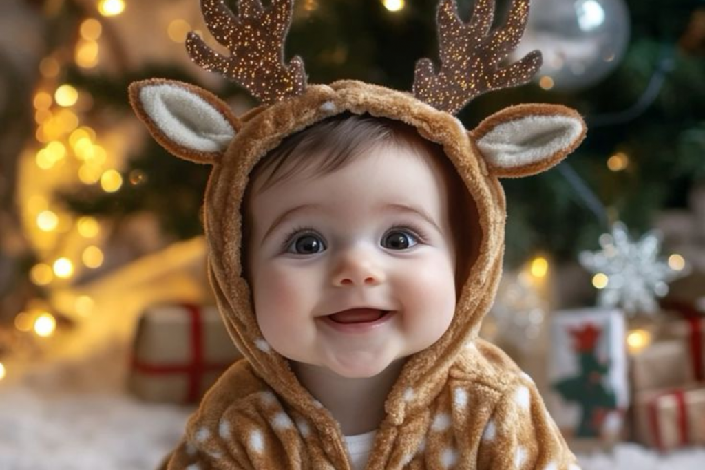 How To Dress Your Cute Toddler For Christmas Party: क्रिसमस पार्टी के लिए अपने क्यूट बेबी को ऐसे करें तैयार 5 Christmas Baby 5