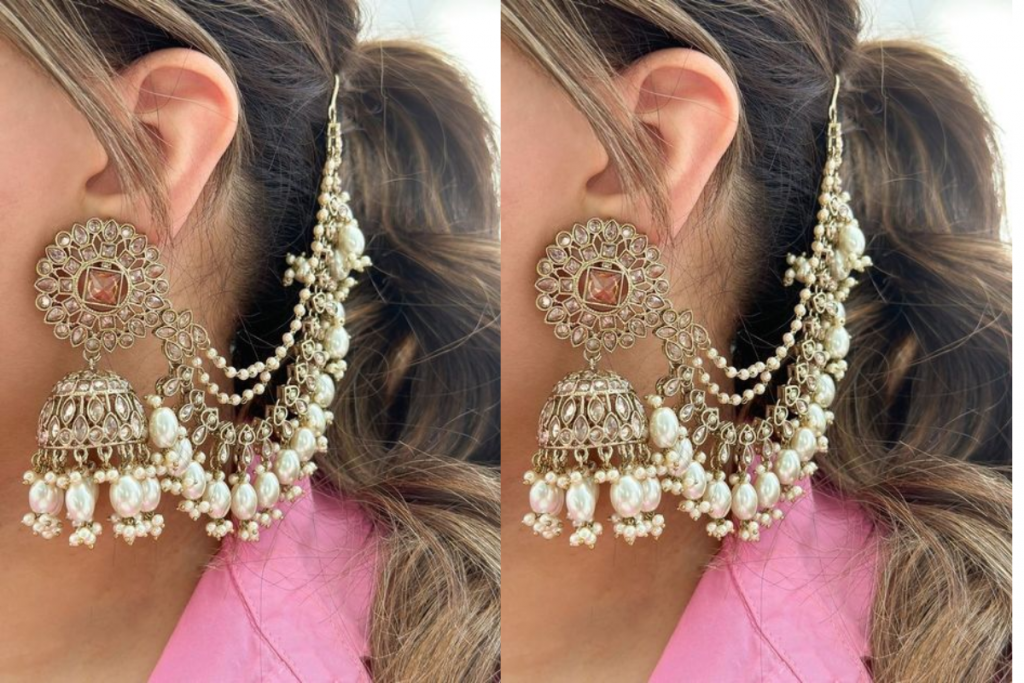 Devsena Style Earrings: देवसेना स्टाइल इयररिंग्स से दें अपने लुक को रॉयल टच 3 Devsena Style Earrings 3