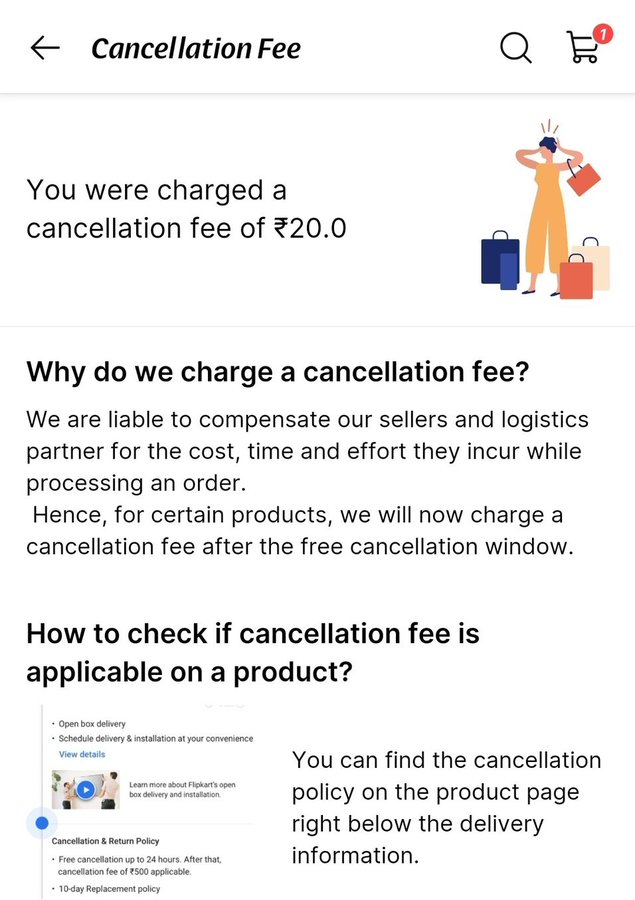 Flipkart Cancellation Fee: ऑर्डर कैंसिल करने के भी अब लगेंगे पैसे, पढ़ें पूरी खबर 1 Flipkart Cancellation Fee