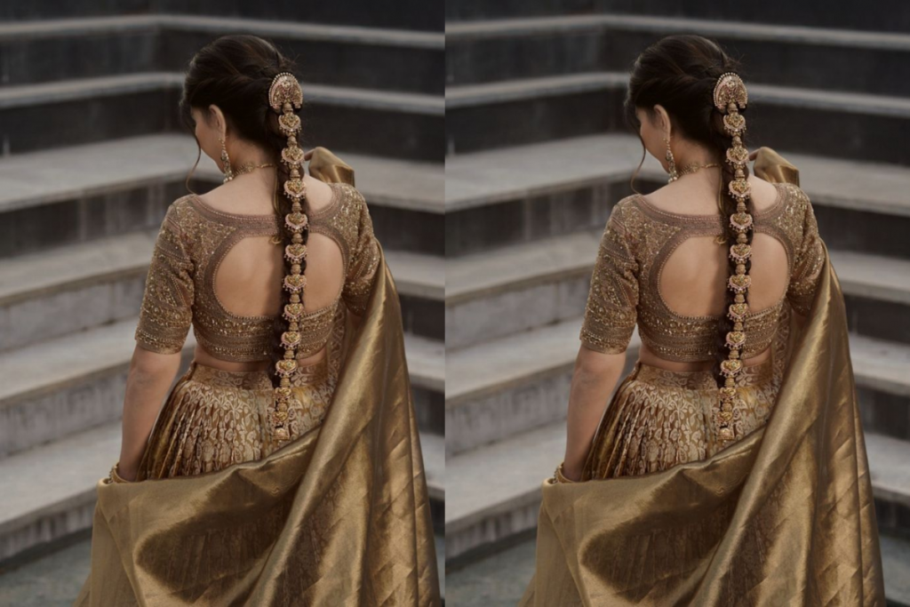 Braid Hairstyle With Accessories For Elegant Look: ट्रेंडी एक्सेसरीज के साथ दें अपने लुक को नया अंदाज 3 Hairstyle For Bride 1