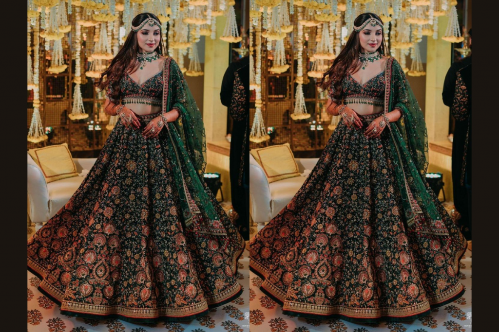 5 Bridal Lehenga Colors For Wedding: अपनी शादी के लिए चुनें इन 5 खूबसूरत रंगों के लहंगे 4 Lehenga Colors For Wedding 4