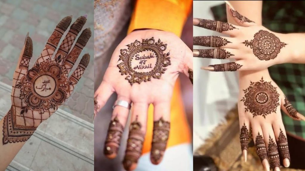 Bridal Name Mehandi Design : हाथों पर लगवाएं ये सुंदर नाम वाली मेंहंदी डीजाइन 1 Nme