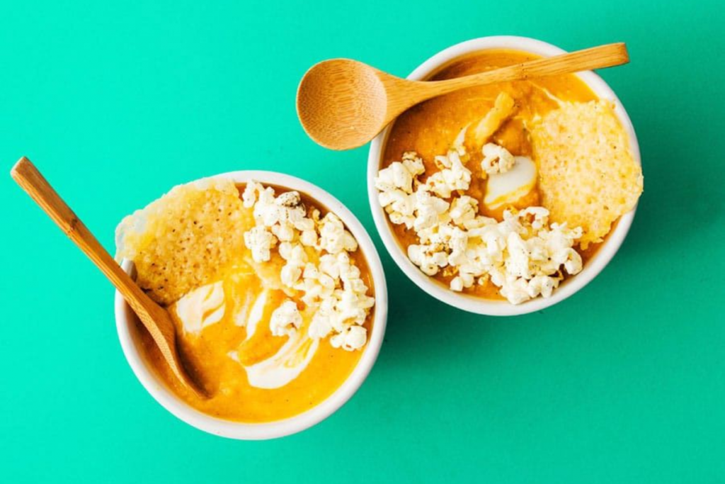 Popcorn Soup Recipe: गर्मागर्म सूप के साथ बनाएं सर्दी का मौसम और भी मजेदार- पॉपकॉर्न सूप रेसिपी 2 Popcorn Soup 2