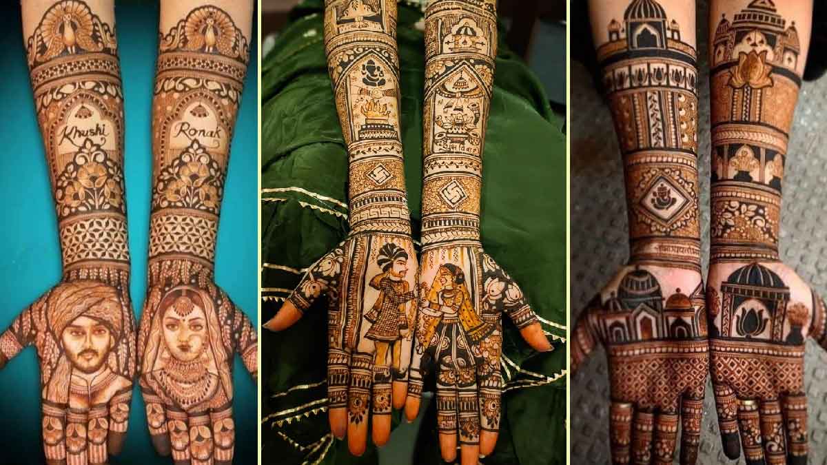 Bridal Mehndi Design : दुल्हन के हाथों पर लगाएं ये 5 लेटेस्ट मेहंदी डीजाइन 5 Rajashthni 1