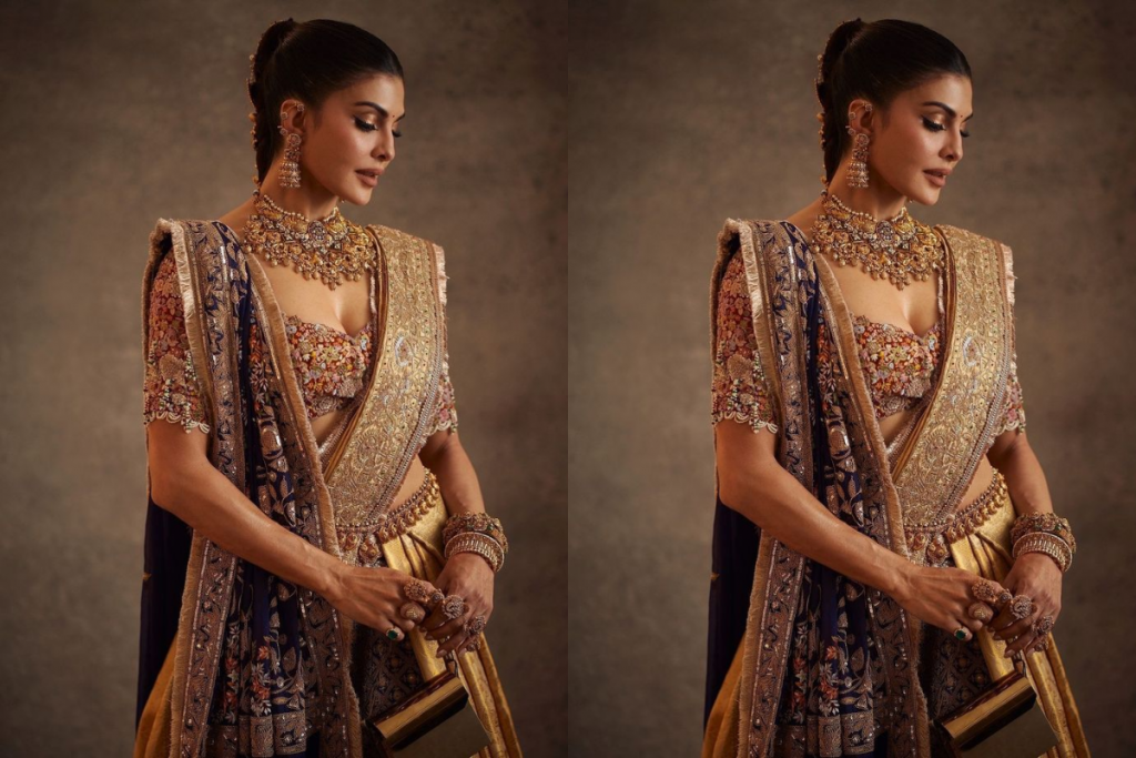 Braid Hairstyle With Accessories For Elegant Look: ट्रेंडी एक्सेसरीज के साथ दें अपने लुक को नया अंदाज 2 Jacqueline Fernandez 1 1