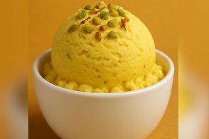 Kesar Pista Ice Cream
