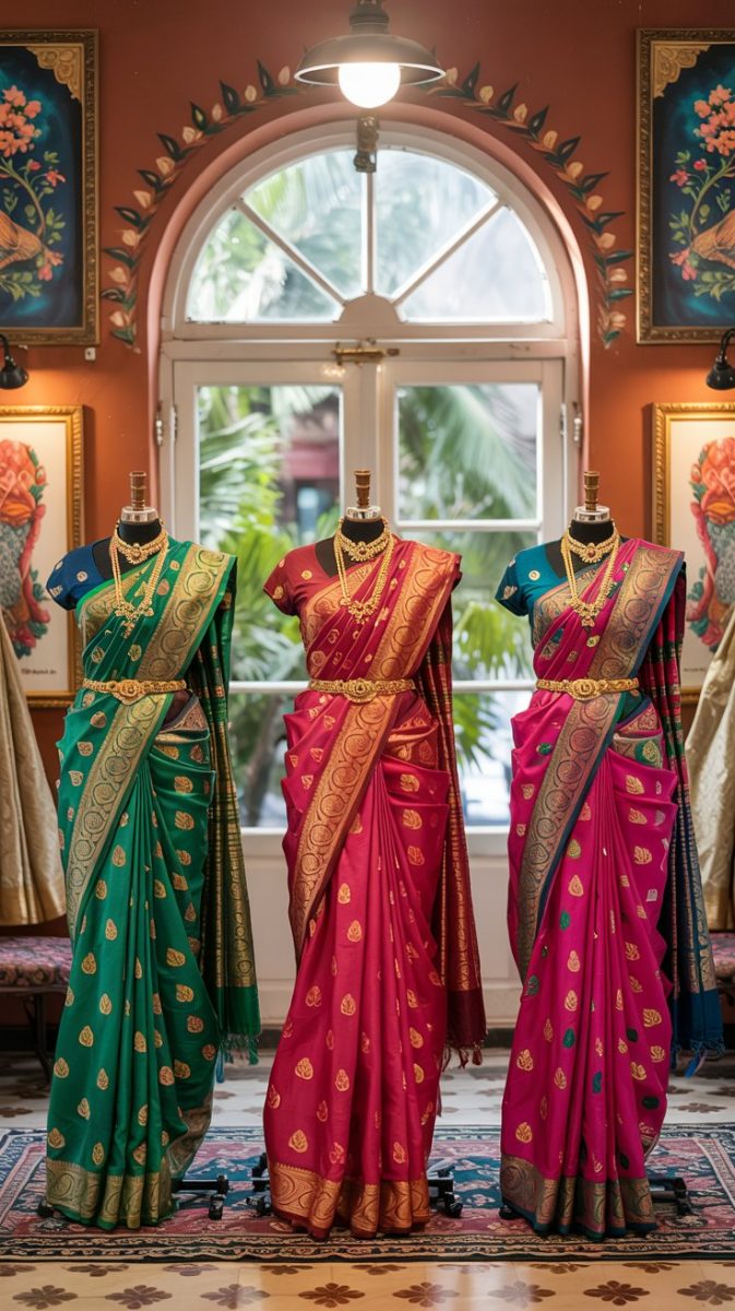 South Indian Saree Collection: कॉलेज और स्कूल फेयरवेल में वीयर कर सकतीं है ये सुंदर साड़ीयां 6 A Photograph Of A Vibrant Collection Of Eyvi3 Fsriqiipvgjrqgng Jlczzerztbsbks3Gjxijgq