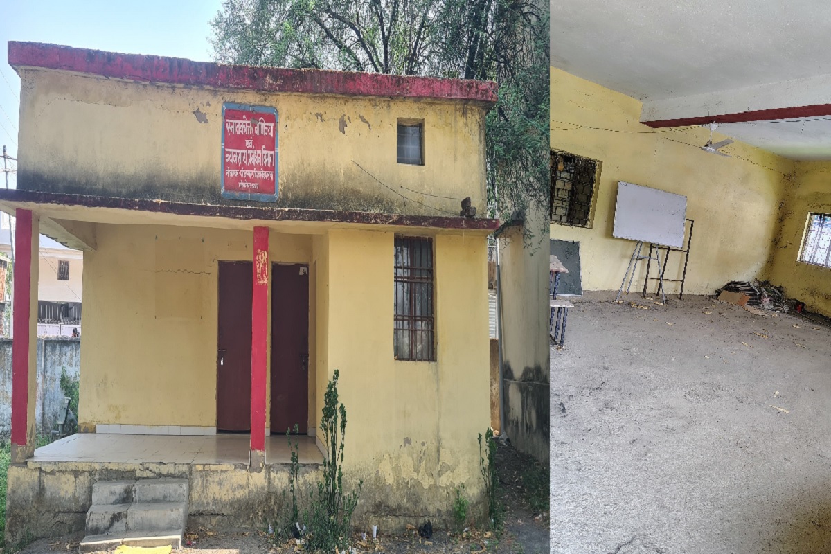 नीलांबर पीतांबर विवि में एमबीए स्टूडेंट्स के लिए क्लास रूम नहीं