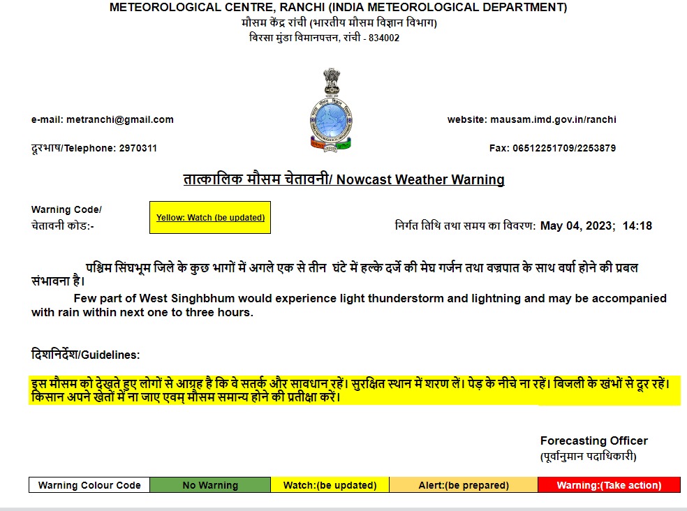 Weather Forecast: बिहार में होगी बारिश, जानें दिल्ली-यूपी सहित अन्य राज्यों के मौसम का हाल