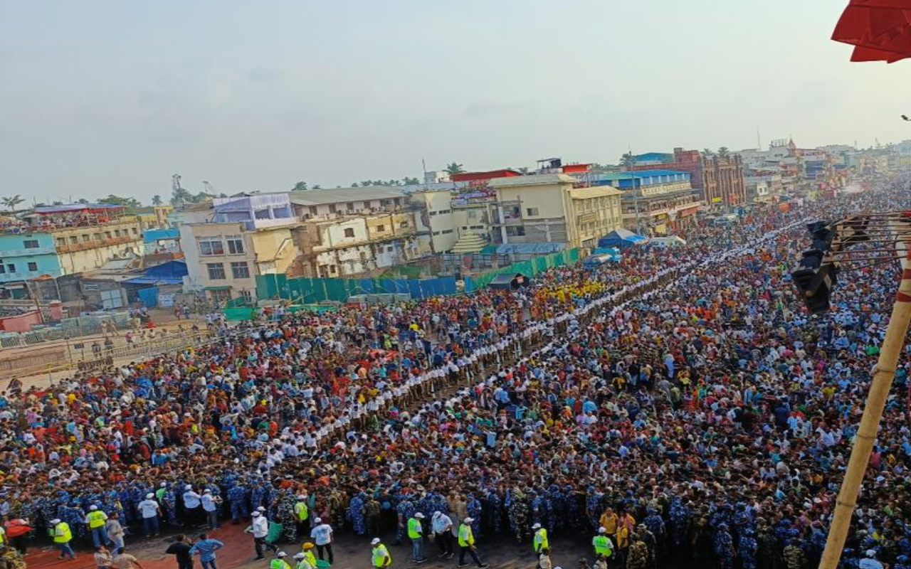 Jagannath Rath Yatra: रांची के बुंडू में राधा रानी मंदिर से मौसी बाड़ी पहुंचे महाप्रभु जगन्नाथ