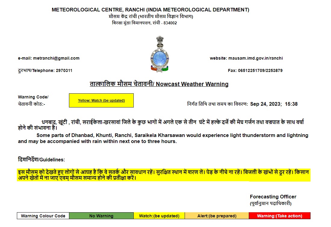 Weather Forecast Live:  दिल्ली में उमस, झारखंड में झमाझम बारिश, जानें अपने राज्य के मौसम का हाल