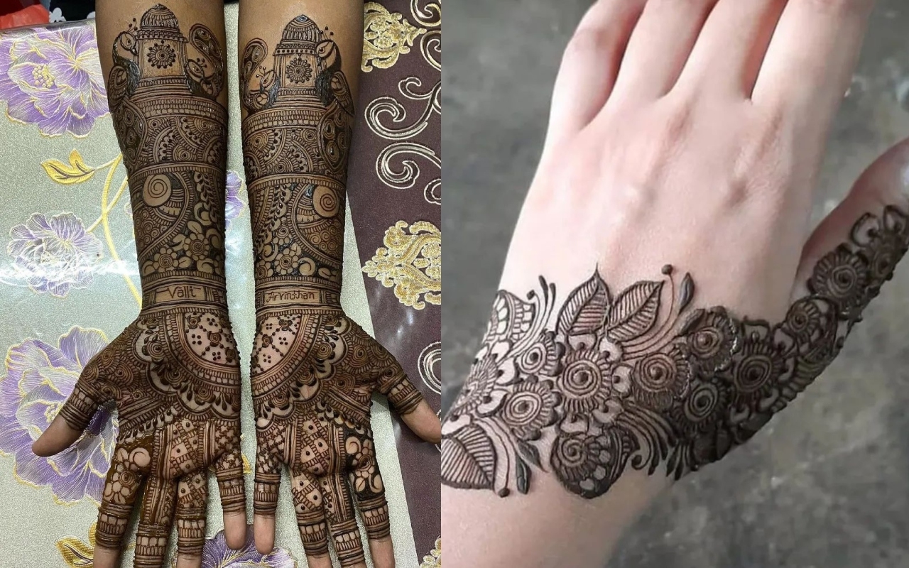 Karwa Chauth 2023 Mehndi Designs Live: करवा चौथ पर हाथ और पैरों में लगाएं सुंदर मेंहदी डिजाइन