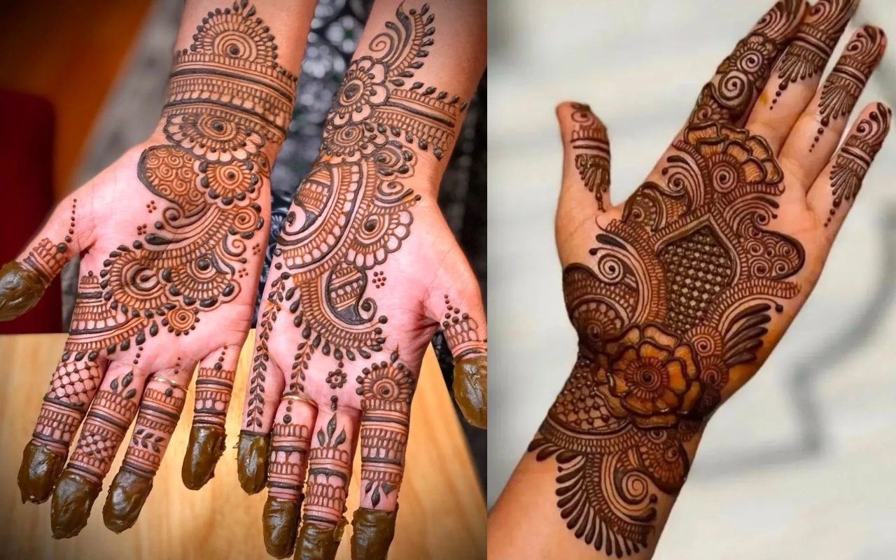 Karwa Chauth 2023 Mehndi Designs LIVE: करवा चौथ पर हाथ और पैरों में लगाएं सुंदर मेंहदी डिजाइन