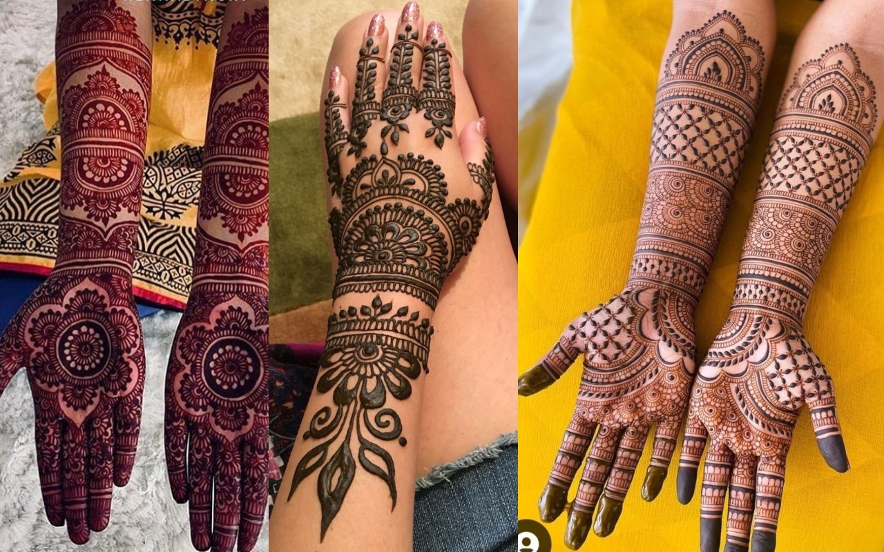 Karwa Chauth 2023 Mehndi Designs Live: करवा चौथ पर हाथ और पैरों में लगाएं सुंदर मेंहदी डिजाइन